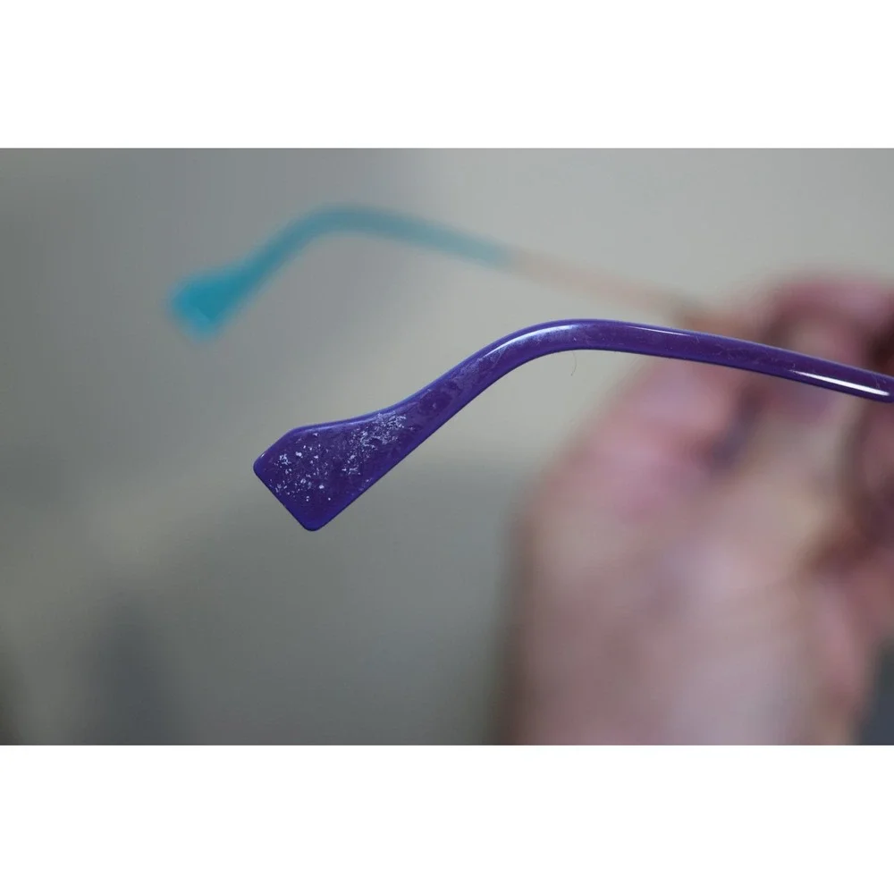 Jean Lafont OFFICIELLE 7802‎ Eyeglasses Purple Copper Blue 50 19 143 France